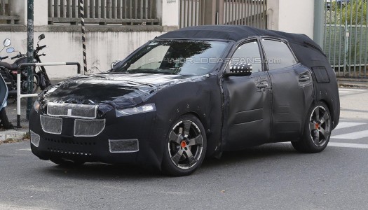 Maserati Levante spied in production body