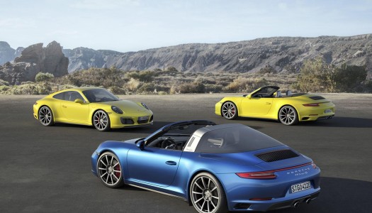 Porsche 911 Carrera 4 and Targa 4 with turbo charged engines unveiled