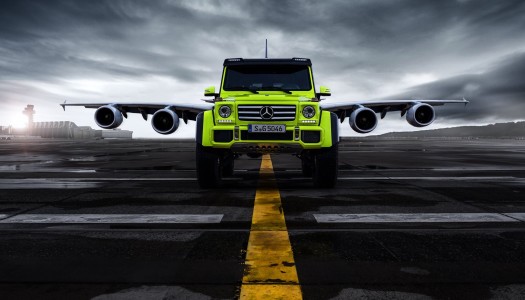 Photo Gallery: Mercedes-Benz G500 4×4² with Airbus A380