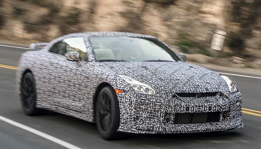 2017 Nissan GT-R spied testing