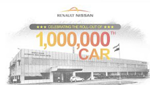 Renault-Nissan Alliance India plant produces 1 millionth vehicle