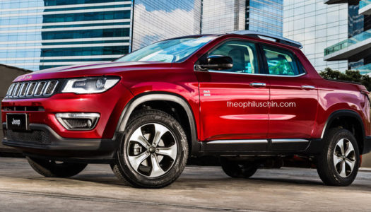2017 Jeep Compass pickup rendered