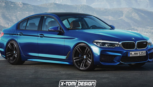 Next generation BMW M5 rendered