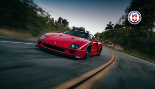 Photo Gallery: Ferrari F40 with HRE wheels