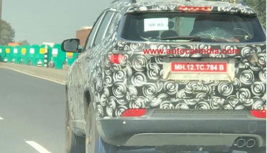 2017 Jeep Compass SUV spied in India