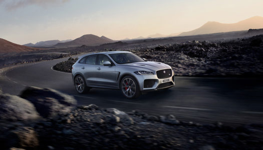 550 Supercharged horses. This is the 2018 Jaguar F-Pace SVR
