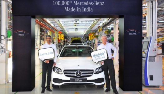 Mercedes-Benz India rolls out 1,00,000th locally assembled car from Chakan plant