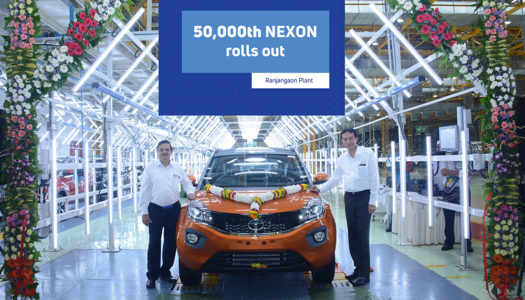 Tata Motors rolls out 50,000th Nexon from Ranjangaon plant