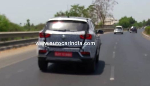 MG eZS all electric SUV spied in India for the first time