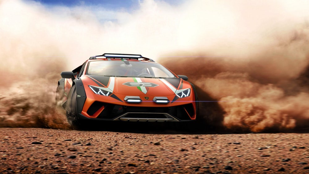 Lamborghini Shows Off Sterrato Concept Throttle Blips