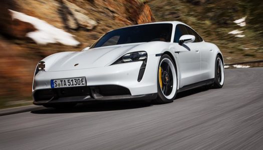 All electric Porsche Taycan officially breaks cover