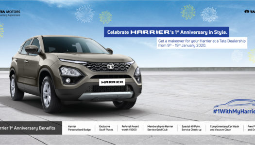 Tata Harrier celebrates first anniversary. #1WithMyHarrier campaign announced