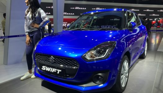 Suzuki Swift Hybrid showcased at Auto Expo 2020