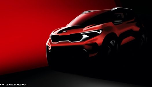 Official rendering of Kia Sonet compact SUV revealed