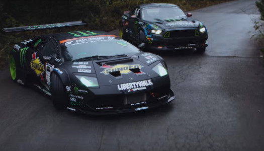 Video: Lamborghini vs Ford Mustang drifting madness