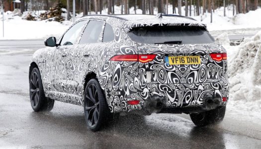 Jaguar F-Pace SVR spied testing