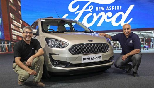 2018 Ford Aspire launched at Rs. 5.55 lakh